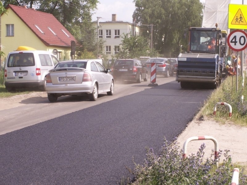 Rokietnica Poznań: Trwają remonty dróg - utrudniony przejazd...