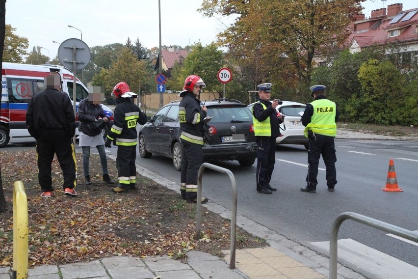 Wypadek na al. Kochanowskiego. Poszkodowane dziecko 