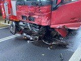 Jedna osoba zginęła w wypadku samochodowym na DK 11 w Kotach w powiecie tarnogórskim