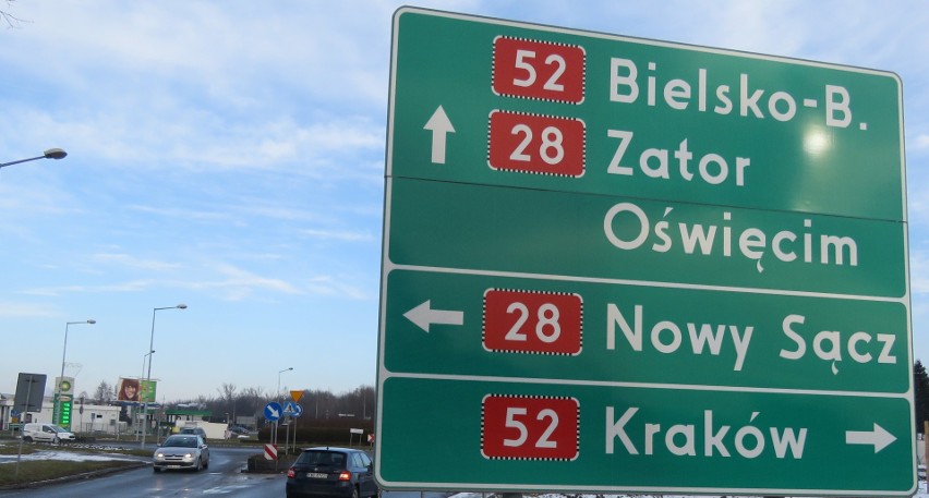 DK52. Droga z Bielska-Białej przez Wadowice do Krakowa