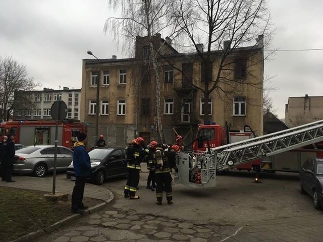 W czwartek po południu ktoś zaprószył ogień w opuszczonej...