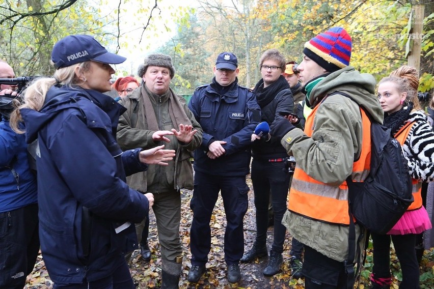 Aktywiści Basty przerwali polowanie w gminie Kołbaskowo