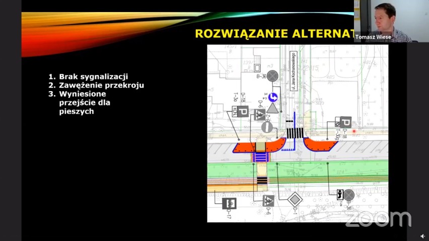 Skrzyżowanie ul. Bydgoskiej i Kochanowskiego