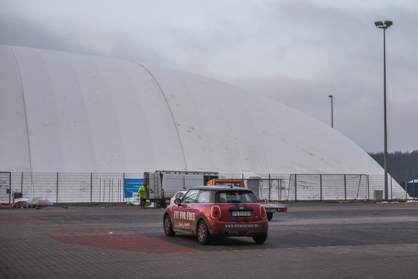 Balon przy Inea Stadonie na Bułgarskiej już gotowy