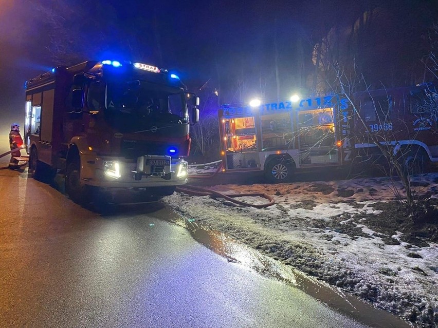 Pożar w gminie Słomniki. W Boże Narodzenie ogień wybuchł w budynku gospodarczym