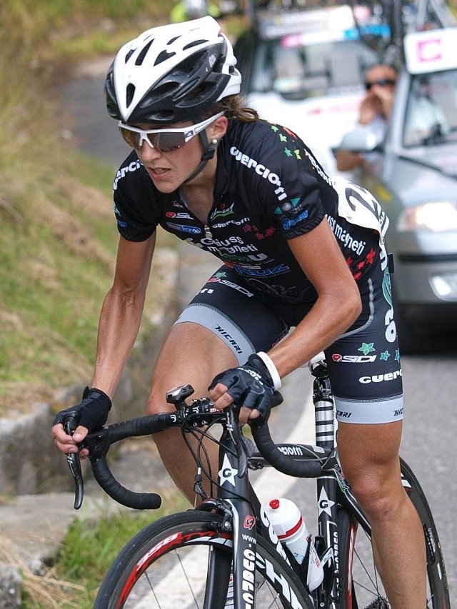 Sylwia Kapusta-Szydłak podczas Giro di Italia.