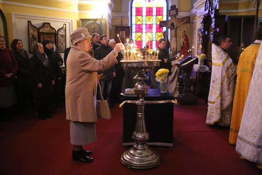 Prawosławny arcybiskup w sosnowieckiej cerkwi