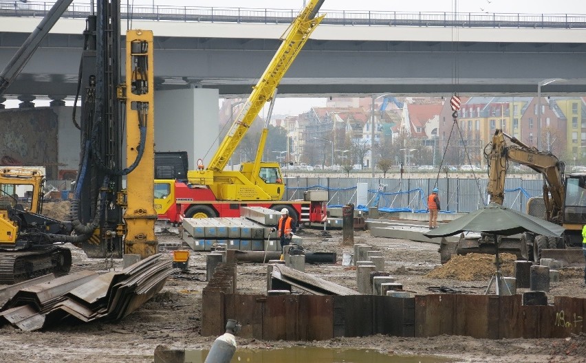 Budowa Morskiego Centrum Nauki w Szczecinie, 15.11.2019 r.