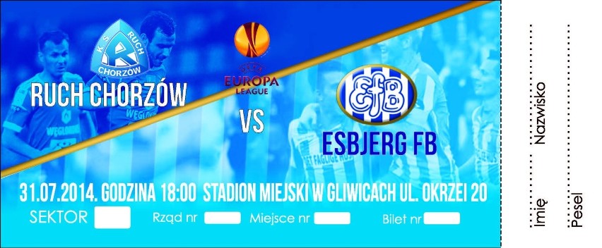 Ruch Chorzów: Bilety na mecz z Esbjerg fB do kupienia od poniedziałku