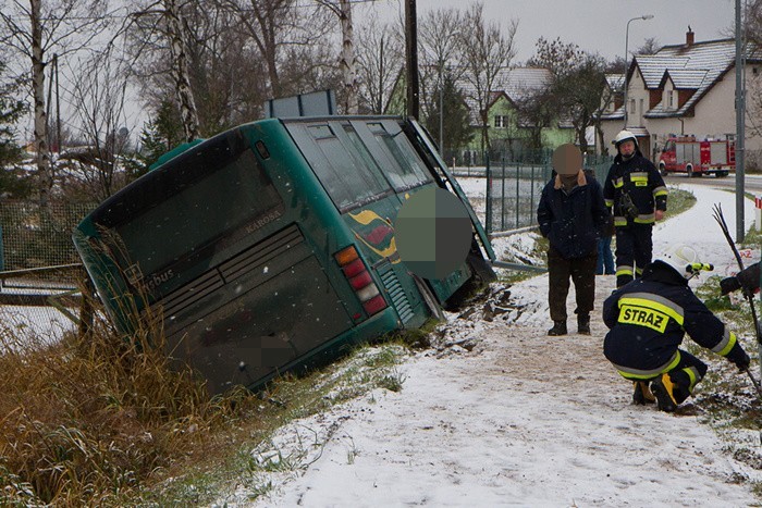 Wypadek autokaru pod Kołobrzegiem