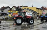 Protest rolników w Pińczowie. Ciągniki na ulicach, spore utrudnienia w ruchu