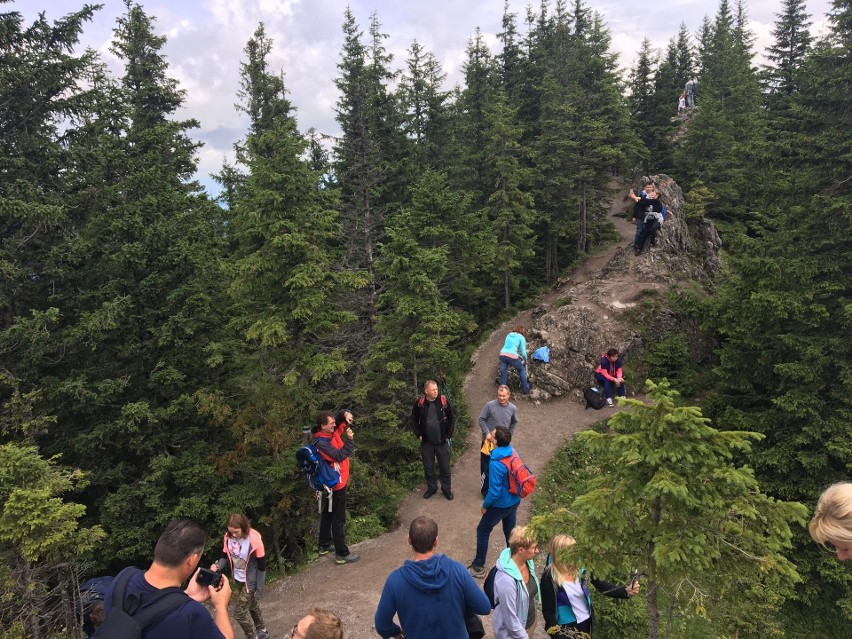 Tatry. Turystów na górskich szlakach jest sporo, ale tłumów (na szczęście) nie spotkamy