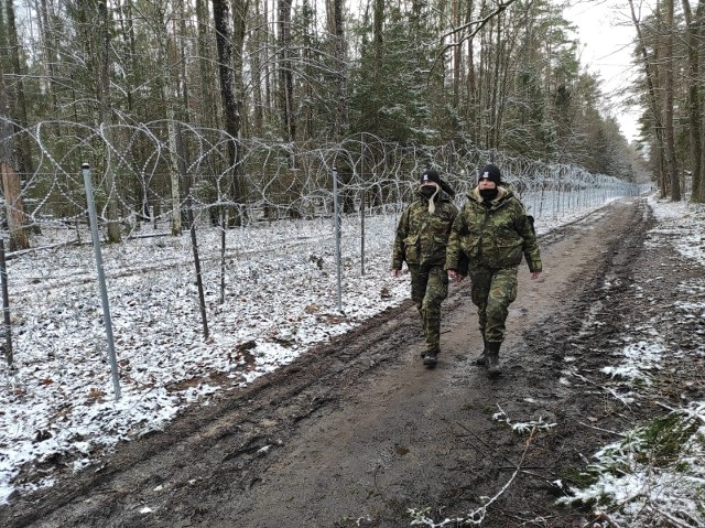 Straż Graniczna patroluje granicę polsko-białoruską