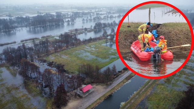 Strażacy, rolnicy, samorządowcy i mieszkańcy w różnych częściach Lubuskiego walczą z wysoką wodą i podtopieniami.