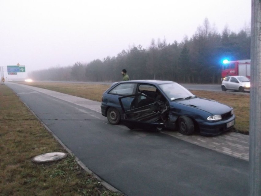 Wypadek po drodze na lotnisko