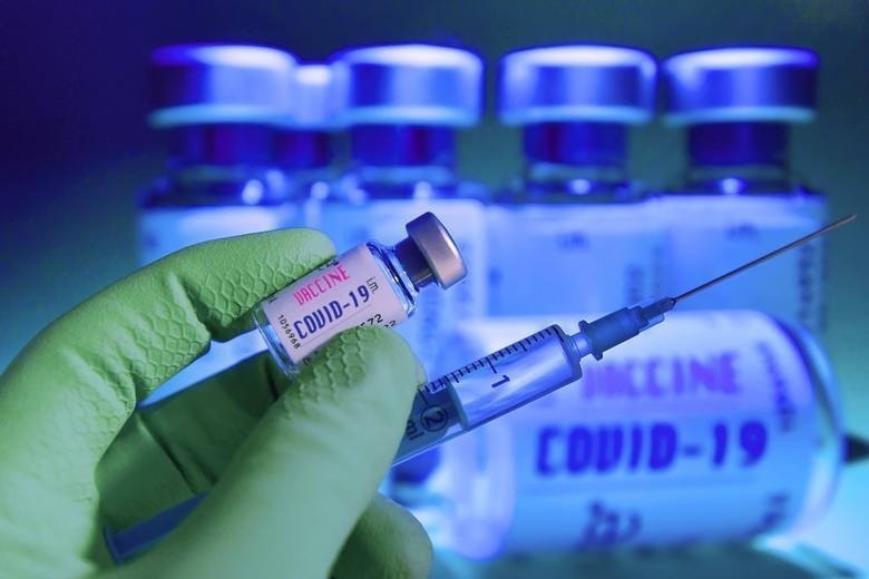 Punkt szczepień przeciw Covid 19 stanie na bytowskim rynku.
