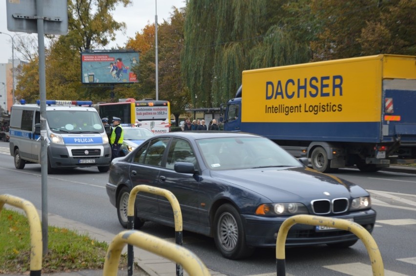 Wypadek na Popowickiej. Chłopiec ciężko ranny