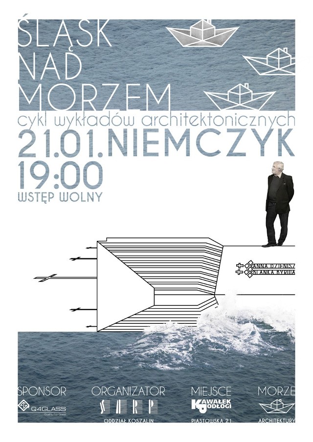 W czwartek 21 stycznia w Koszalinie rozpocznie się projekt Morze Architektury. To cykl spotkań z najwybitniejszymi polskimi architektami.