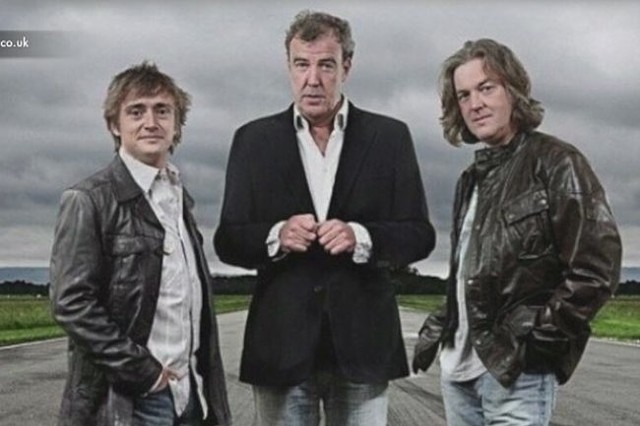 Richard Hammond, Jeremy Clarkson i James May (fot. Agencja TVN/x-news)