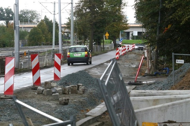 Przebudowa na ulicy Osobowickiej, stan na 4 października 2020