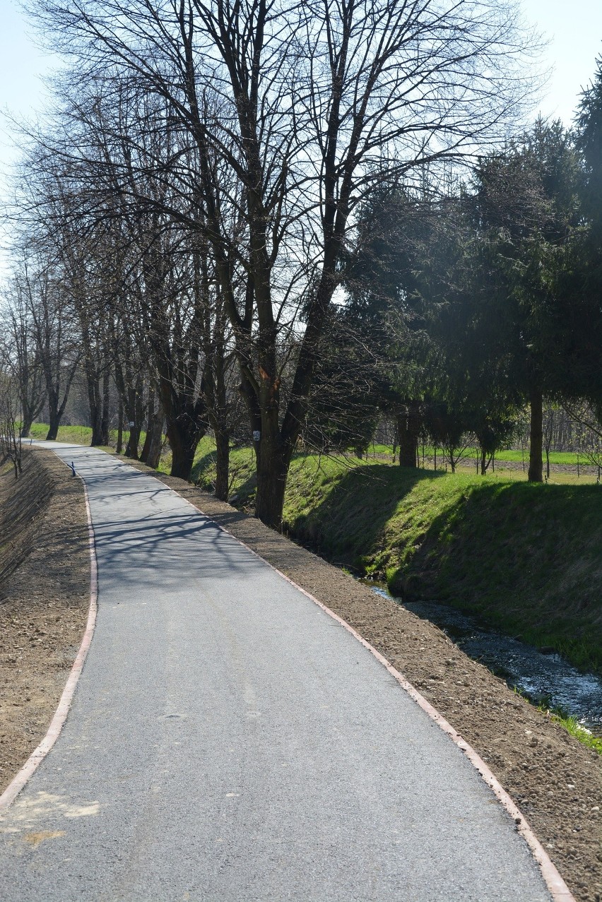 Ścieżka wzdłuż potoku Węgielnica w Dobczycach też będzie...
