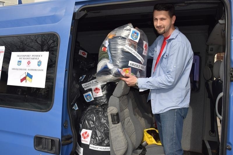 Oświęcim. Ponad 900 kg darów pojechało do Sambora na Ukrainie