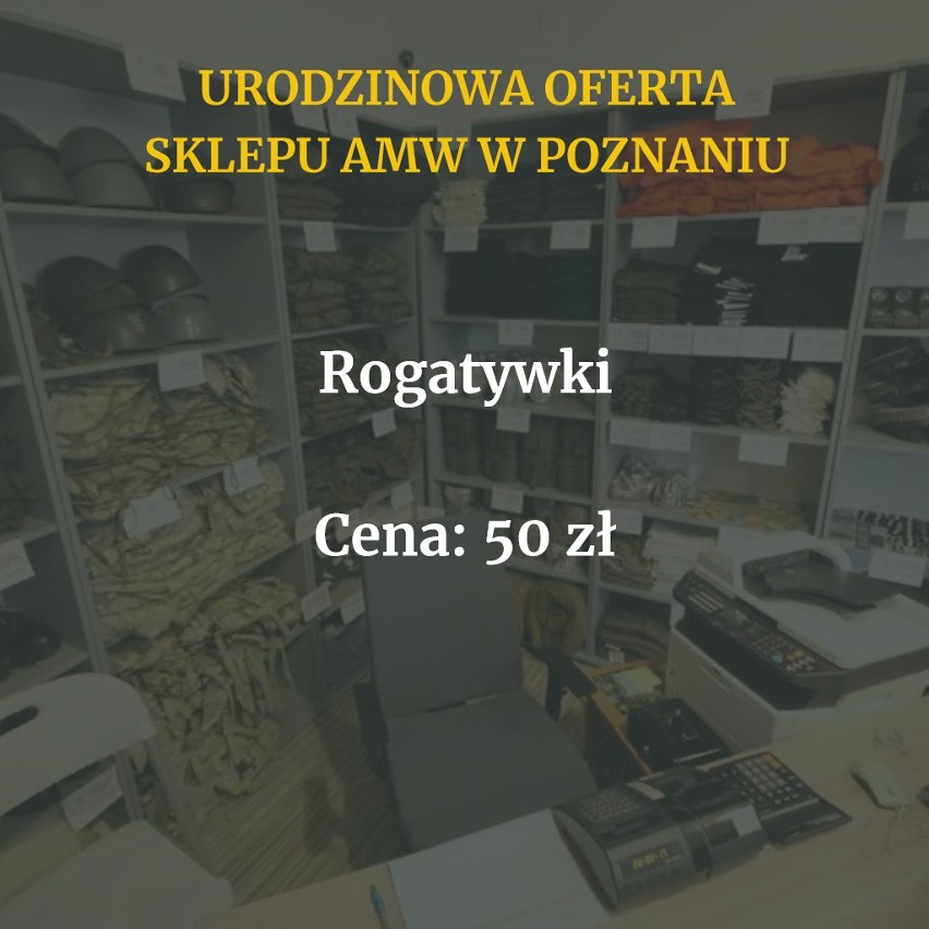 Pierwsze urodziny sklepu Agencji Mienia Wojskowego w...