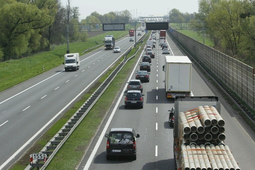 Autostrada A4: Kierowcy utknęli w potężnym korku pod Wrocławiem