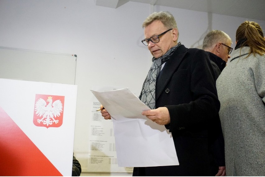 Tadeusz Zysk głosował w tym samym lokalu co Jacek Jaśkowiak,...