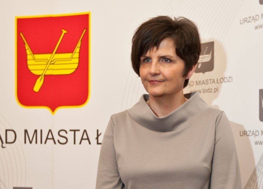 Hanna Zdanowska, prezydent Łodzi, ceni dyrektorkę w białych...