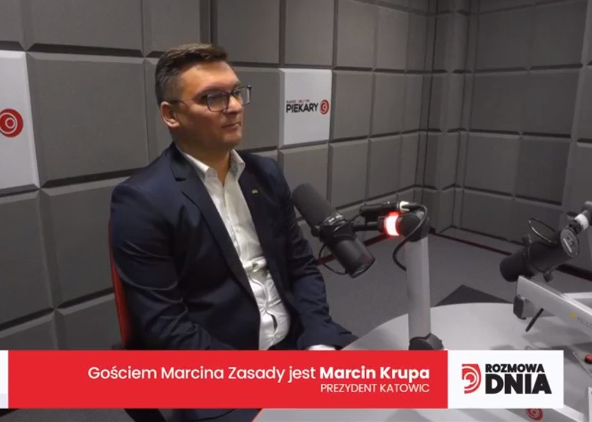 Marcin Krupa, prezydent Katowic, był gościem dnia redaktora...