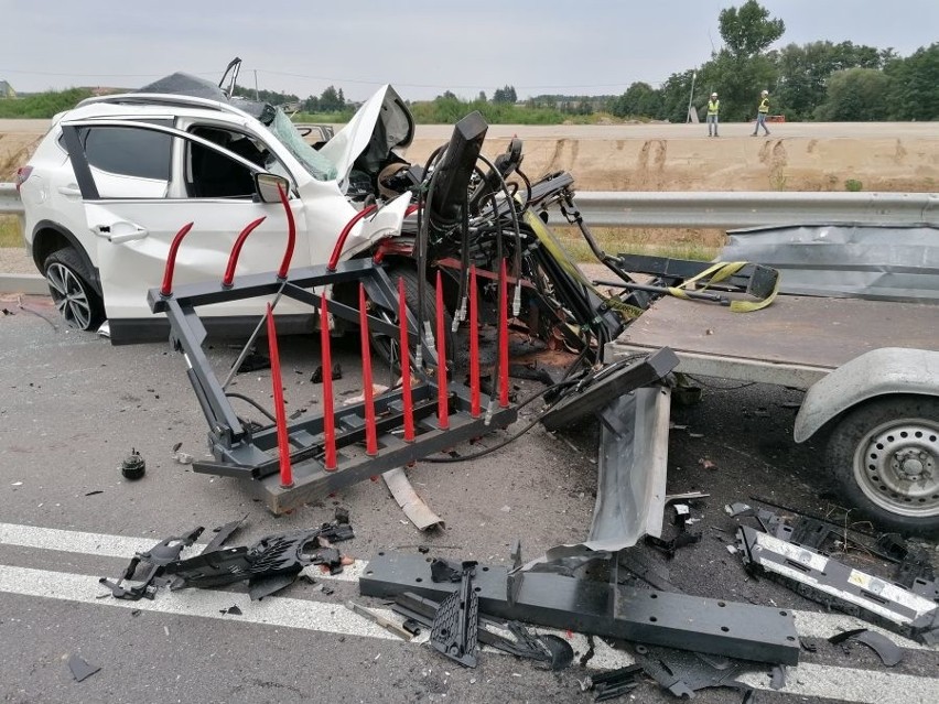 Wypadek śmiertelny na DK 61 w m. Łubiane. Jedna osoba nie...