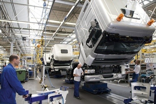 Obecna hala montażowa fabryki DAF w Eindhoven