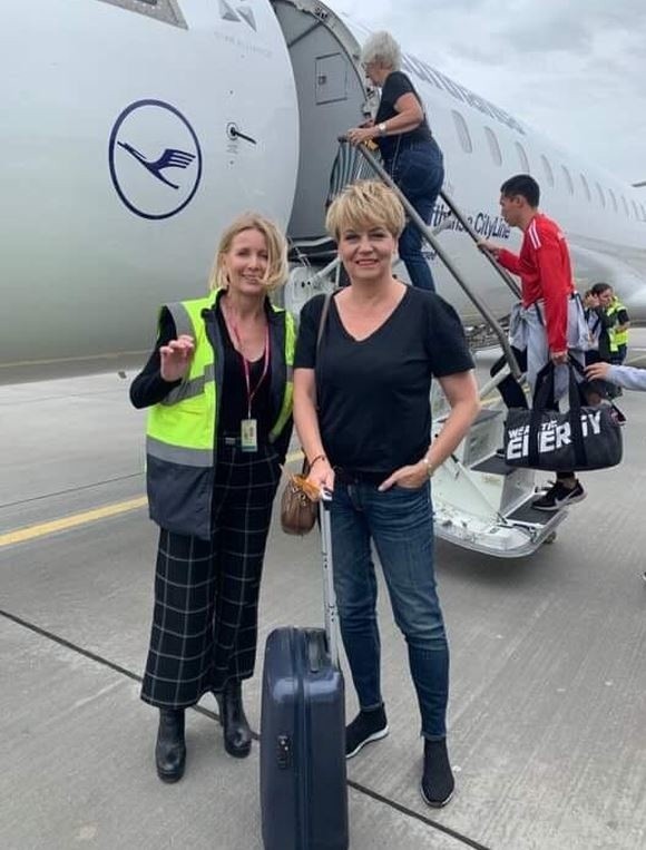 Prezydent Łodzi Hanna Zdanowska odleciała dziś z łódzkiego lotniska do Monachium