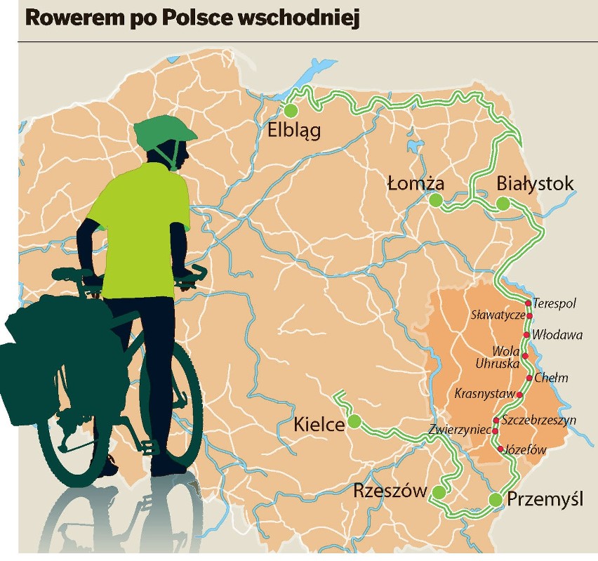 Budowa trasy rowerowej przez Lubelszczyznę ruszy z poślizgiem w 2014 r.