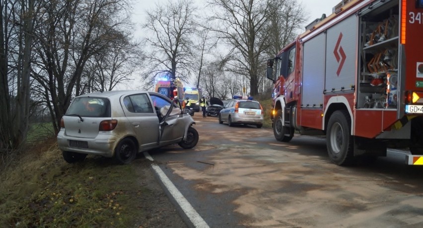 Wypadek w Lubuczewie.