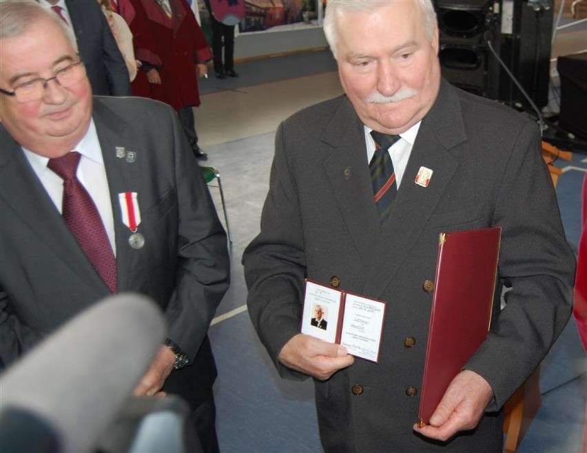 Lech Wałęsa został honorowym obywatelem Żukowa [WIDEO, ZDJĘCIA]