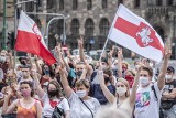 Po wyborach na Białorusi protestowano także w Poznaniu. Zobacz zdjęcia z demonstracji na placu Mickiewicza