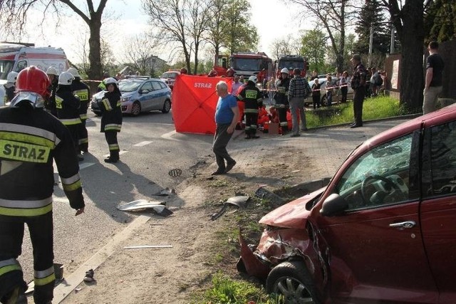 Na miejscu środowej tragedii w Górnie.