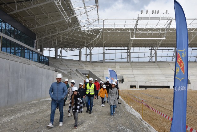 Dzień otwarty na nowym stadionie w Opolu. Każdy mógł na własne oczy zobaczyć, jak wygląda obiekt.