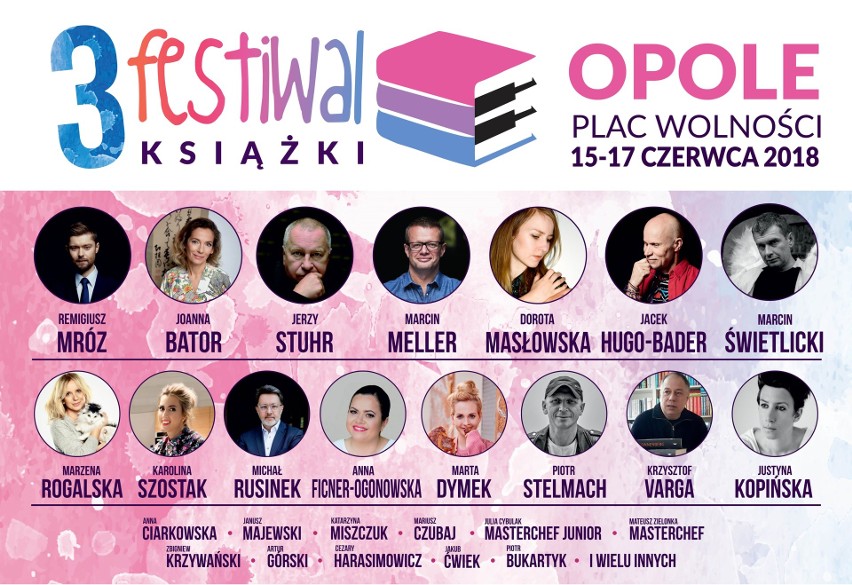 Festiwal Książki Opole - takiego festiwalu jeszcze nie było!                      