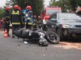 Wypadek w Zakopanem: jechał pod prąd, uderzył w motocyklistę [ZDJĘCIA]