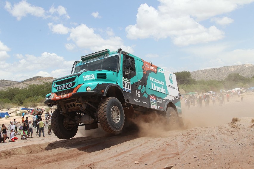 Pierwsze miejsce w kategorii ciężarówek w Rajdzie Dakar 2016...