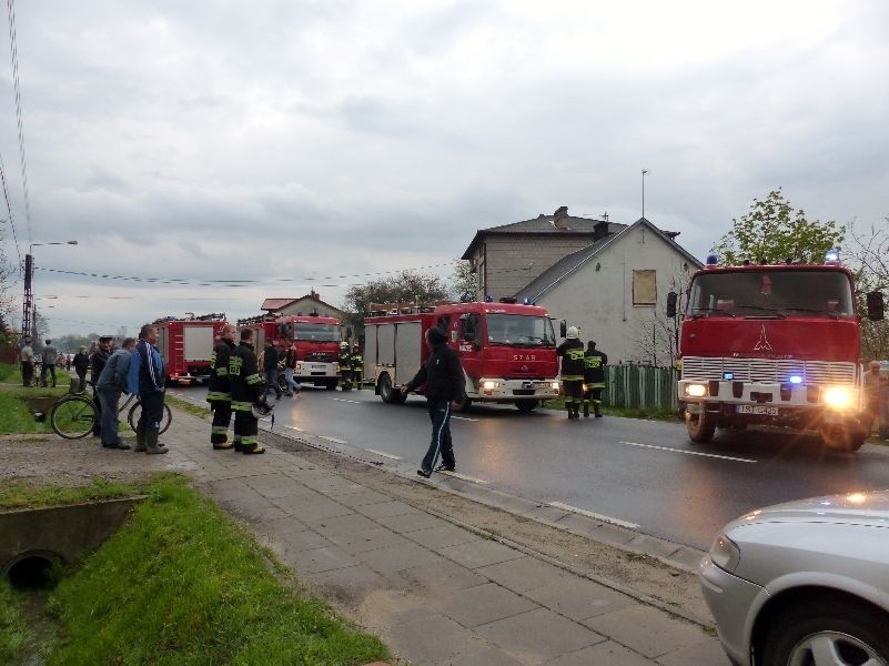 W akcji uczestniczyło siedem zastępów straży pożarnej.