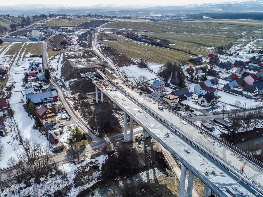 Budowa nowej zakopianki na odcinku Rdzawka - Nowy Targ