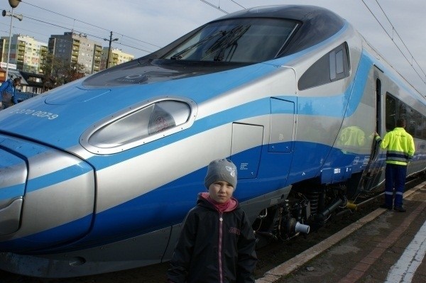 Pendolino w Koninie.