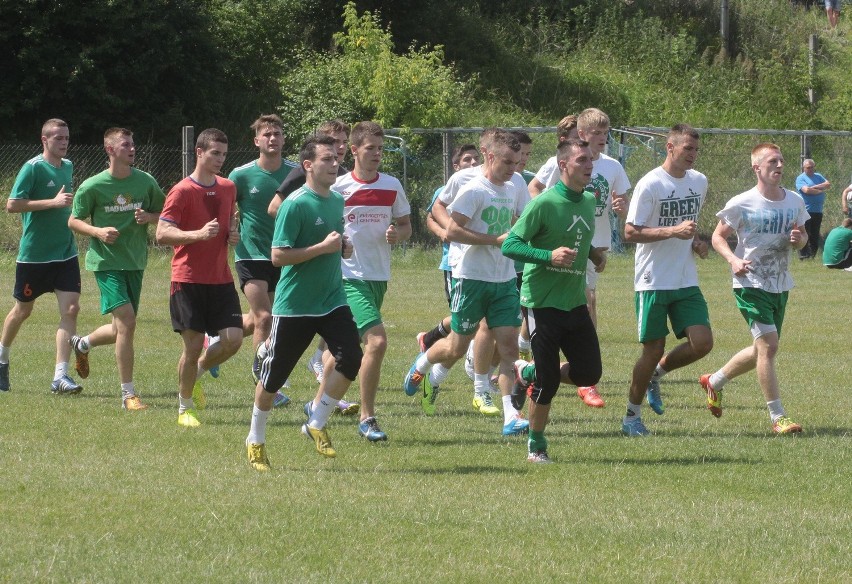 Pierwszy trening Radomiaka 2 lipca 2014