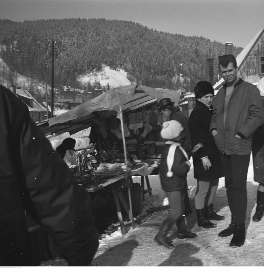 Ferie zimowe w Zakopanem (około 1970 r.)