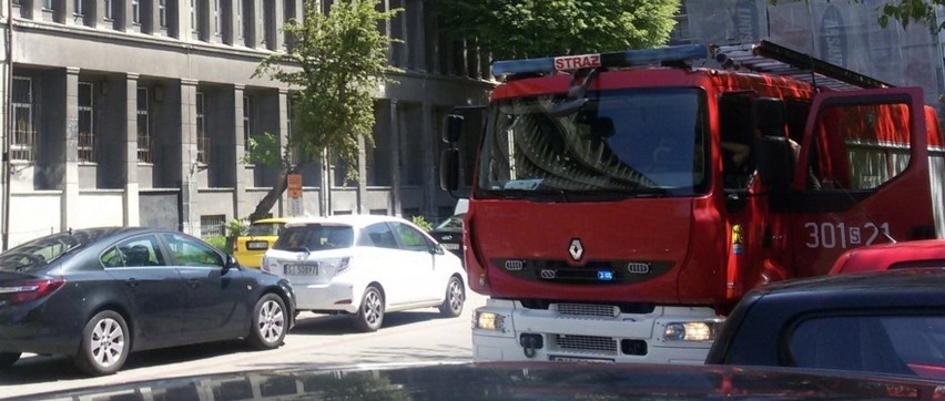 Alarm bombowy w Katowicach na Placu Grunwaldzkim