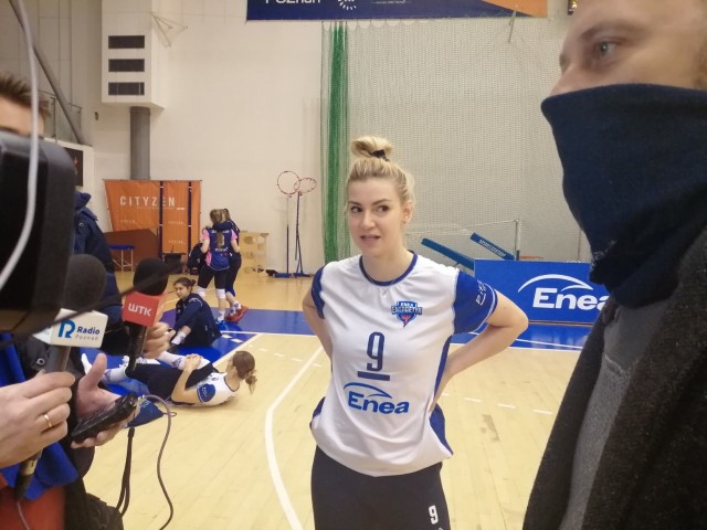 Przyjmująca Enei Energetyka, Klaudia Świstek została wybrana MVP pierwszoligowego spotkania z Grupą Azoty Tarnów (3:0)